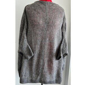 Zara Grey Poncho Sz M